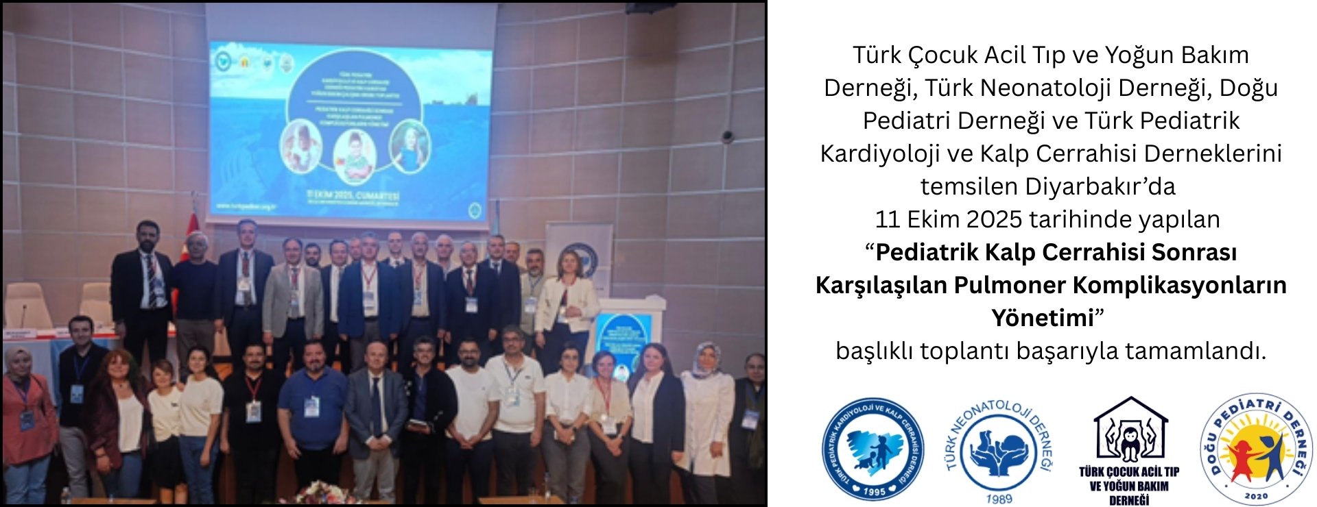 Pediatrik Kalp Cerrahisi Sonrası Karşılaşılan Pulmoner Komplikasyonların Yönetimi Toplantı Tamamlandı